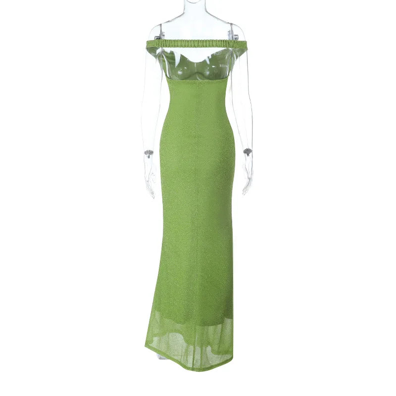 The Siren Green Gown