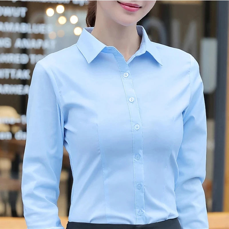 "Essence-Chiffon" Slim-Fit Shirt