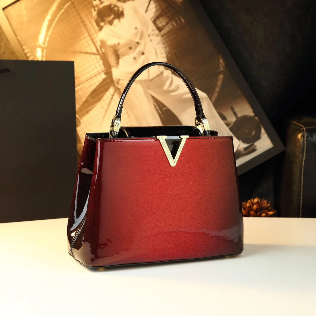 The V-Diamond Shell Crossbody Bag