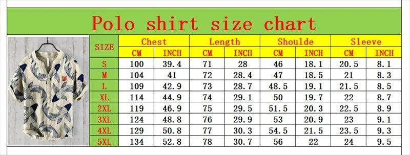 Men’s "Koi Spirits" Casual Slim-Fit Edition