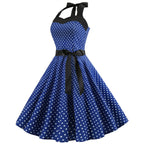 The Audrey Polka Dot Swing Gown
