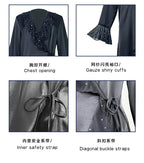 The Midnight Sequin Satin Set