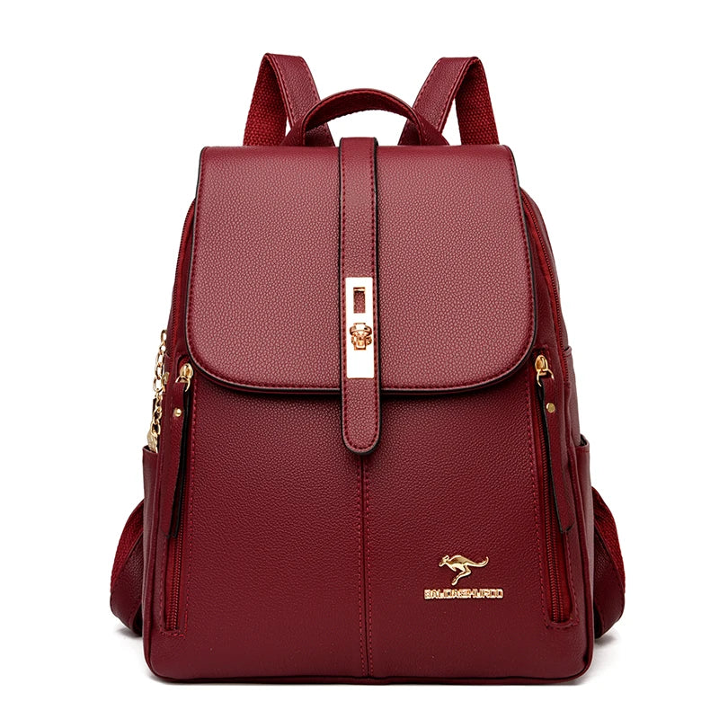 Classic Lock Casual Backpack