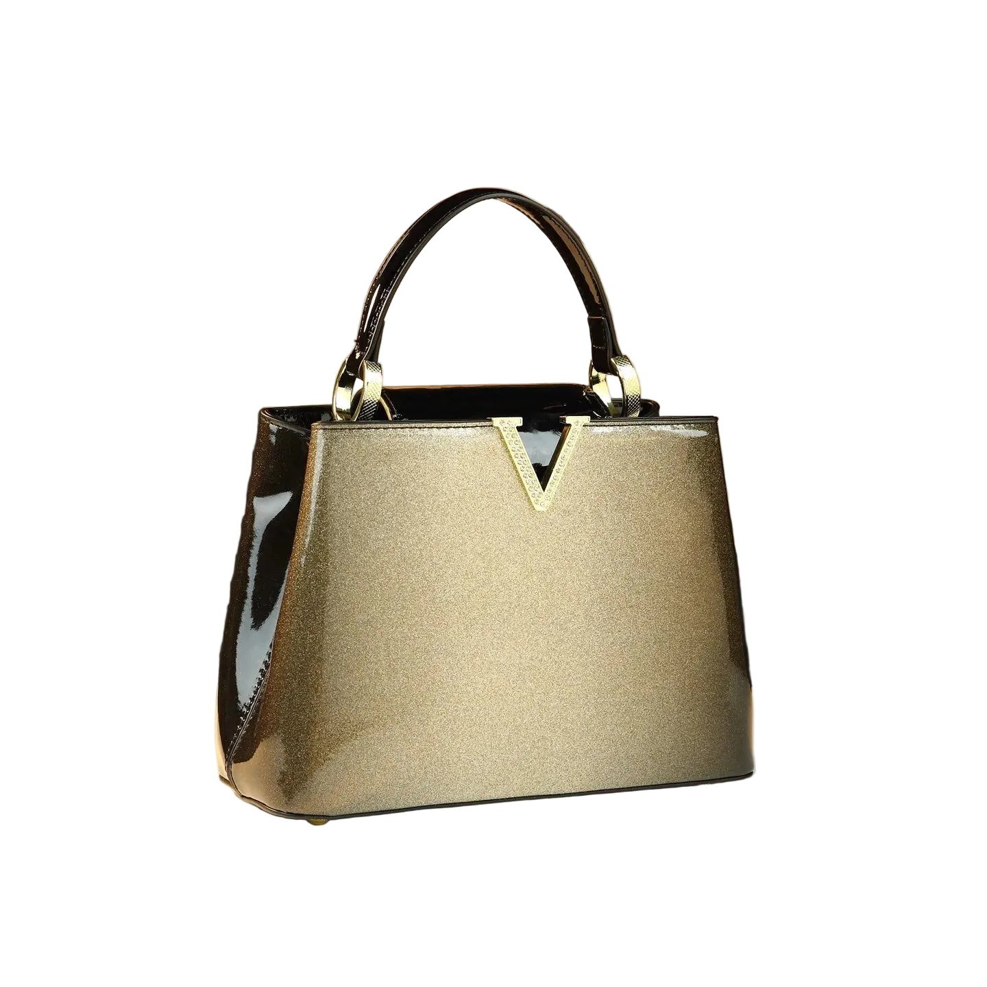 The V-Diamond Shell Crossbody Bag