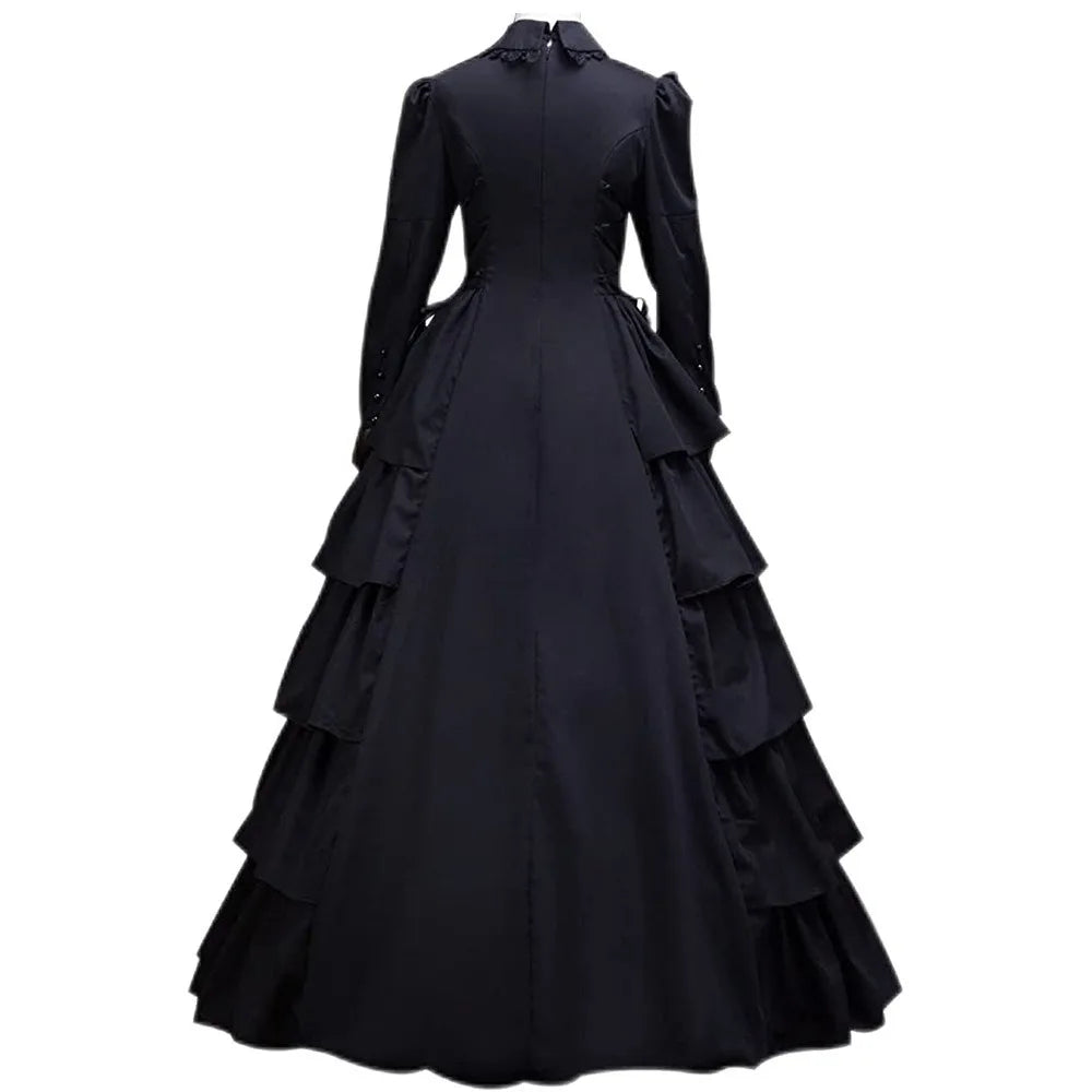 The Raven Victorian Gown