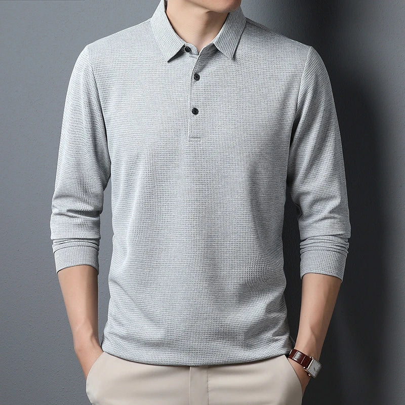 "Apex-Link" Long Sleeve Polo