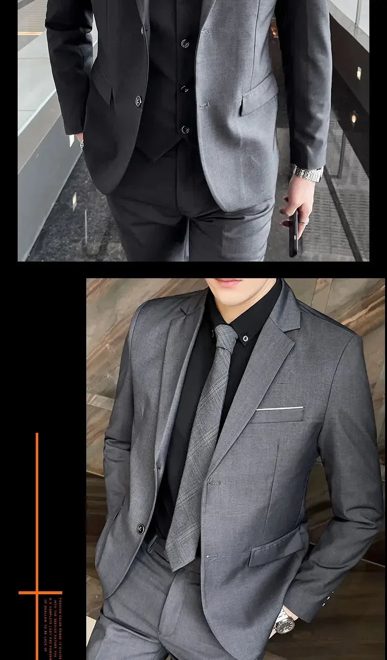 Modern British 3-Piece Suit