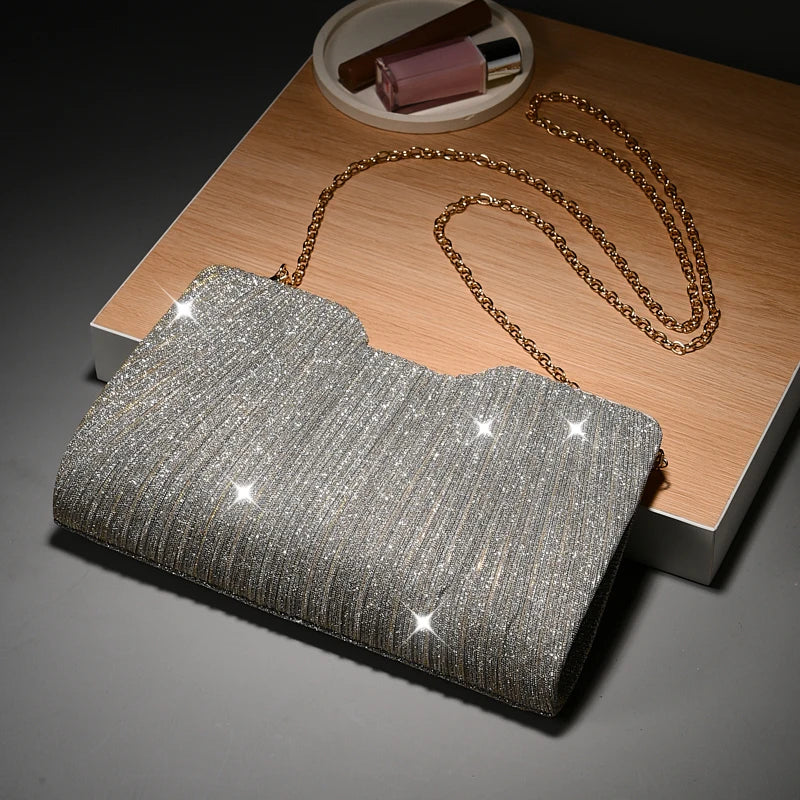 The Windsor Ruched Envelope Bag