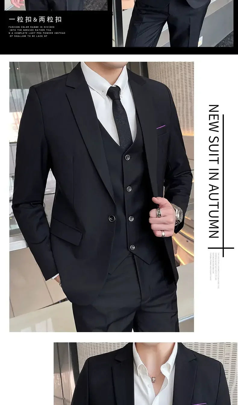 Modern British 3-Piece Suit