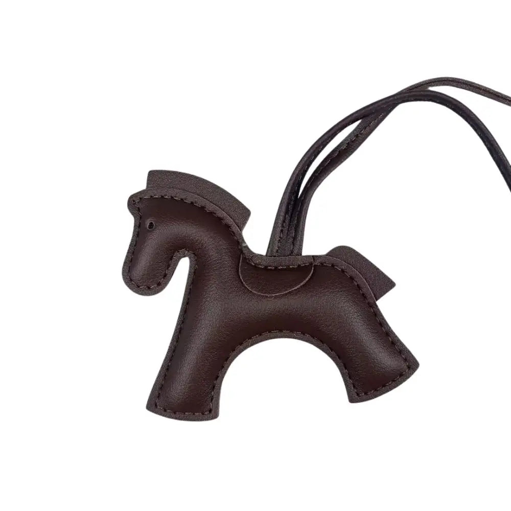 The Equestrian Warhorse Leather Bag Charm