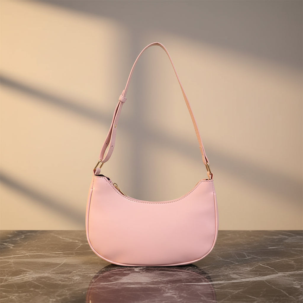 The Crescent Stone Shoulder Bag