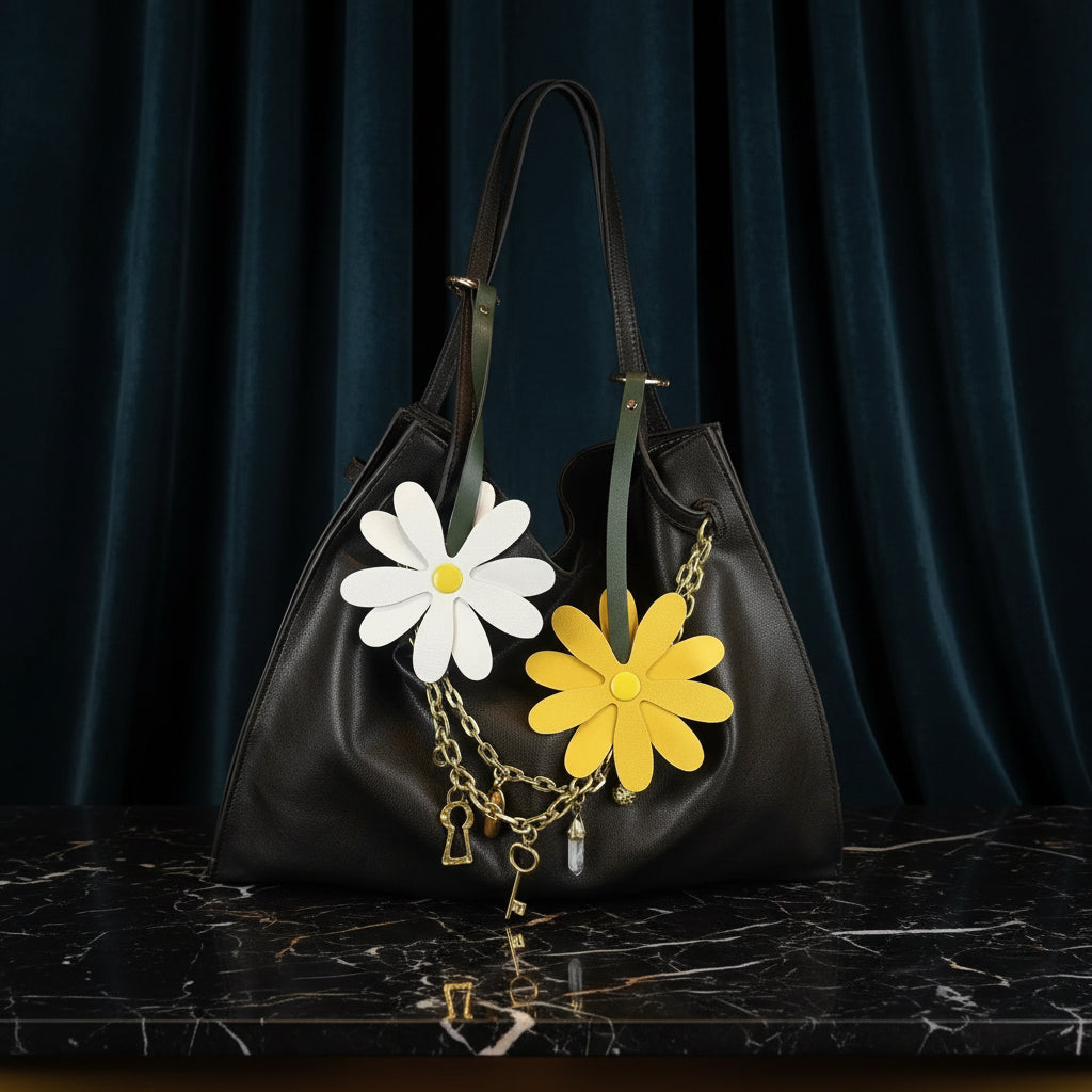 The Oversized Daisy Bag Charm