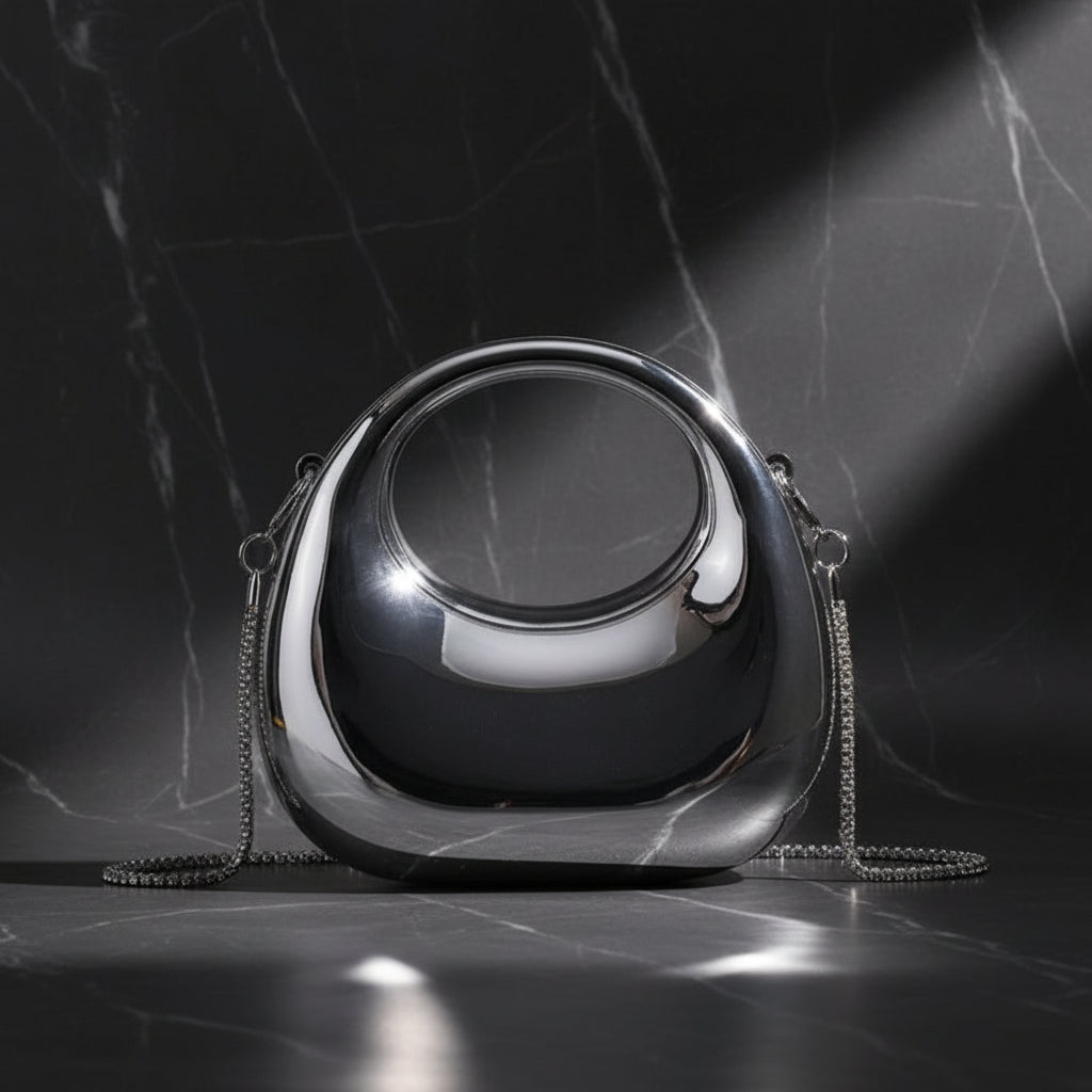 The Aura Metallic Mini Clutch