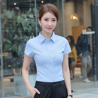 "Essence-Chiffon" Slim-Fit Shirt