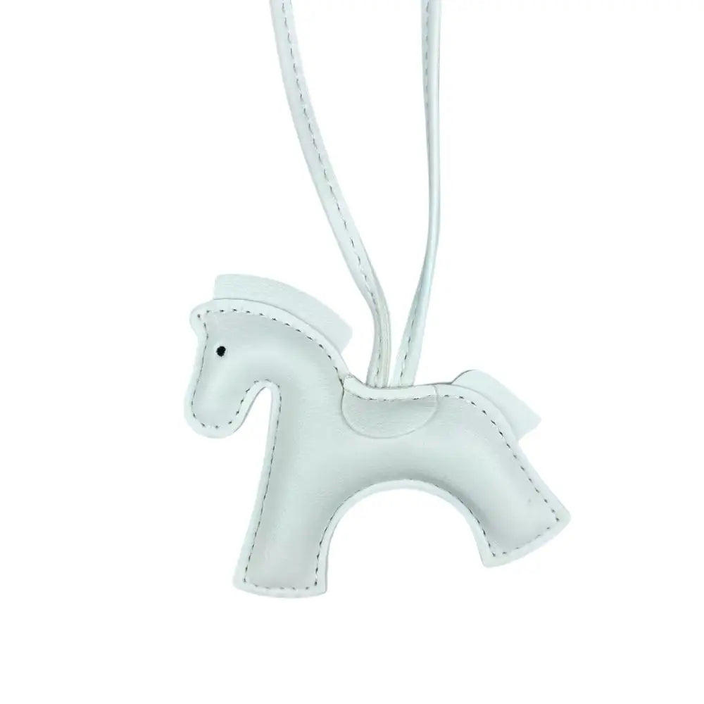 The Equestrian Warhorse Leather Bag Charm