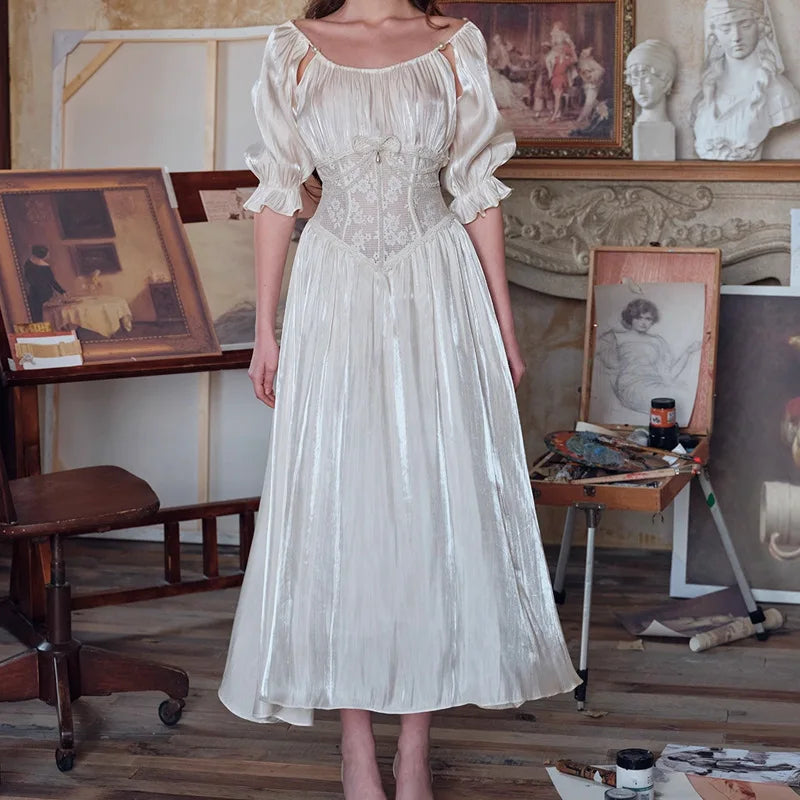 The Regency Lace Gala Dress