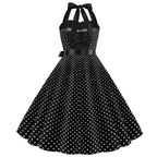 The Audrey Polka Dot Swing Gown