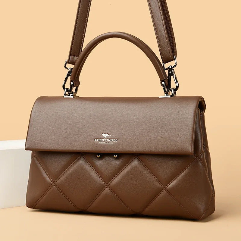 Soft-Touch Versatile Shoulder Bag