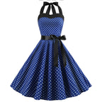 The Audrey Polka Dot Swing Gown
