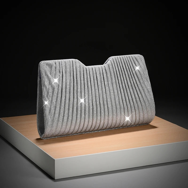 The Windsor Ruched Envelope Bag