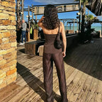 Square-Cut Strapless Tube Top
