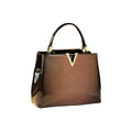 The V-Diamond Shell Crossbody Bag