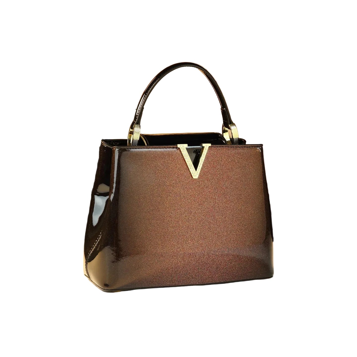 The V-Diamond Shell Crossbody Bag