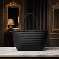 The Artisan Woven Bucket Tote