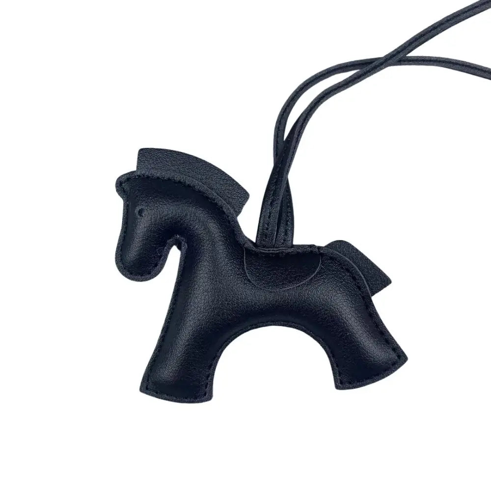 The Equestrian Warhorse Leather Bag Charm