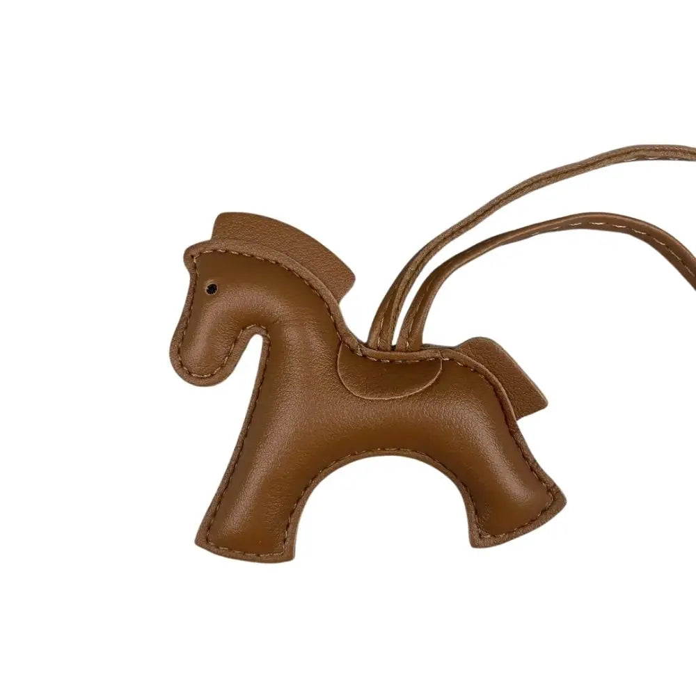 The Equestrian Warhorse Leather Bag Charm