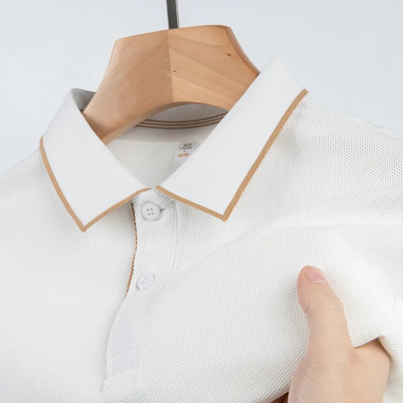"Linear-Edge" Slim-Fit Polo