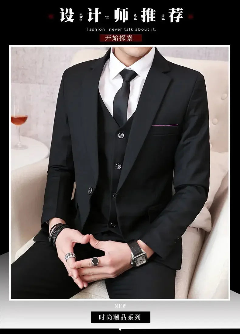 Modern British 3-Piece Suit