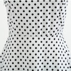 The Audrey Polka Dot Swing Gown