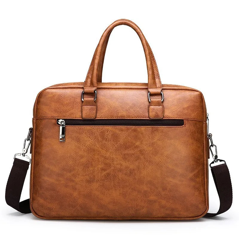 Modern Leather Business Briefcase