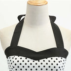 The Audrey Polka Dot Swing Gown