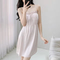 Ice Silk & Lace Nightgown