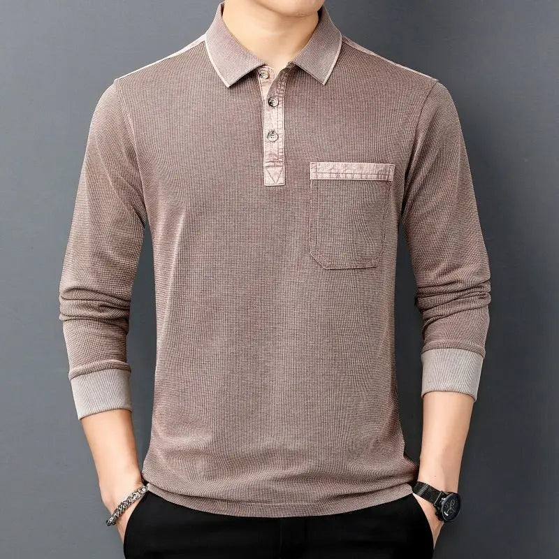 "Social-Utility" Long Sleeve Polo