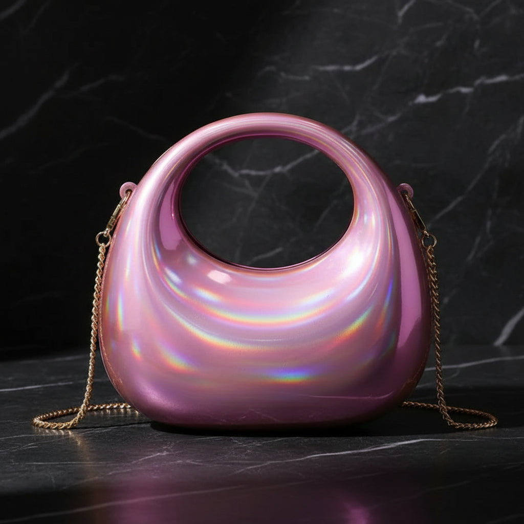 The Aura Metallic Mini Clutch