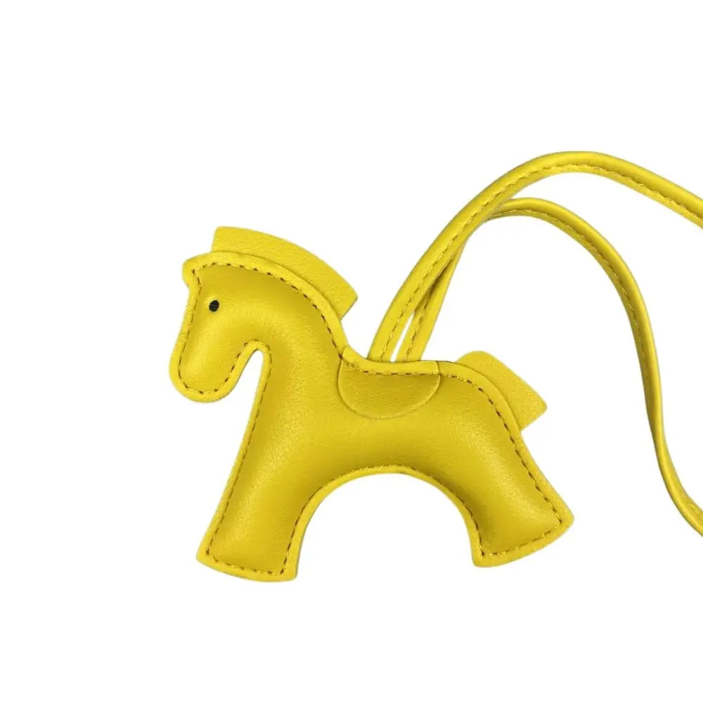 The Equestrian Warhorse Leather Bag Charm