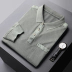 "Social-Utility" Long Sleeve Polo