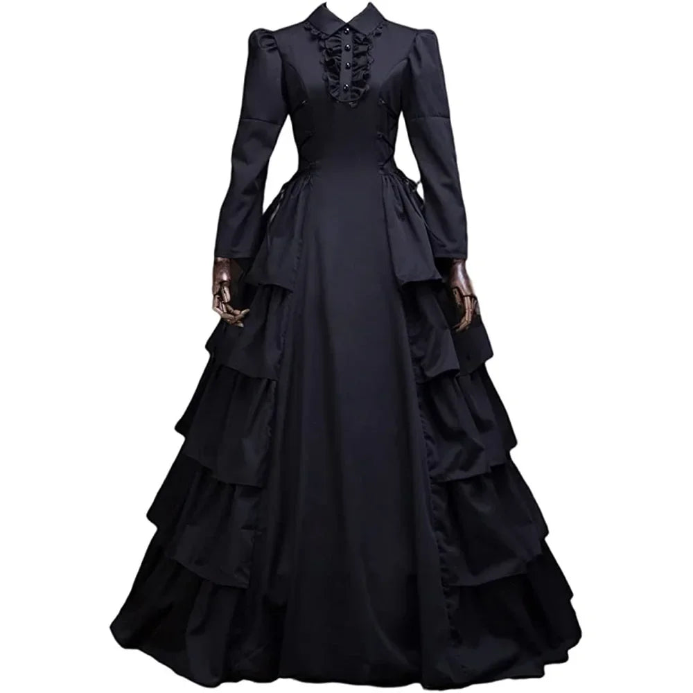 The Raven Victorian Gown
