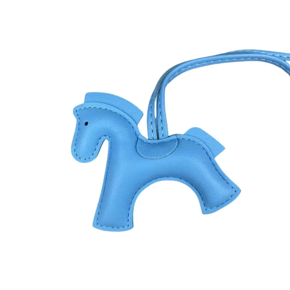 The Equestrian Warhorse Leather Bag Charm