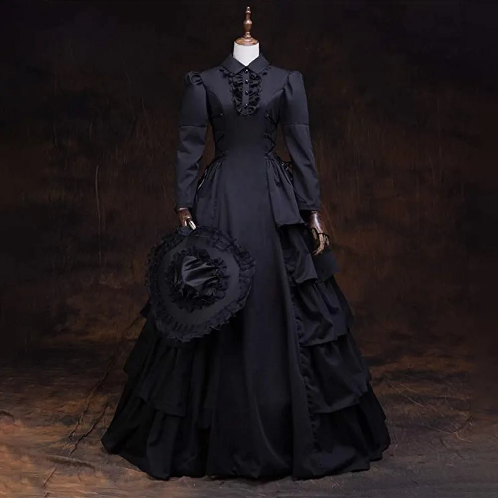The Raven Victorian Gown