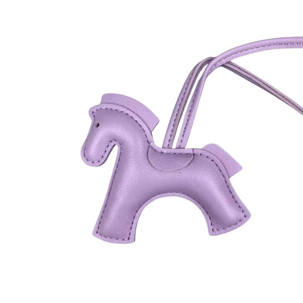 The Equestrian Warhorse Leather Bag Charm