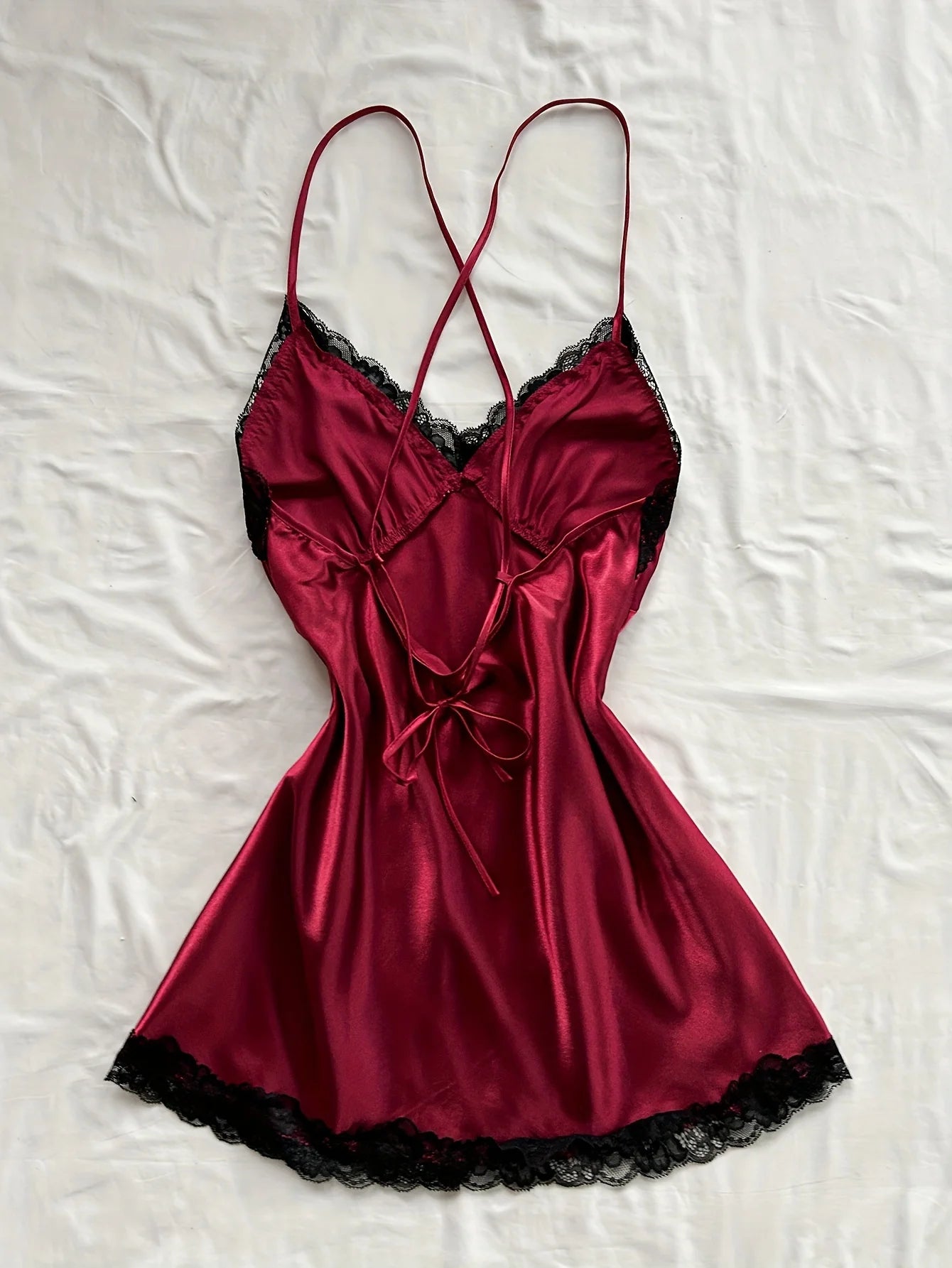 The Midnight Lace Backless Gown