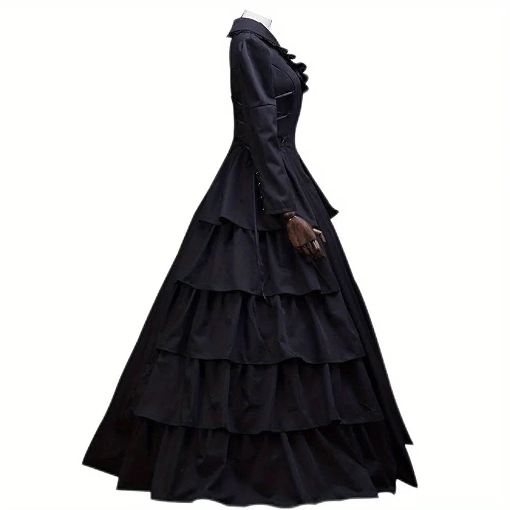 The Raven Victorian Gown