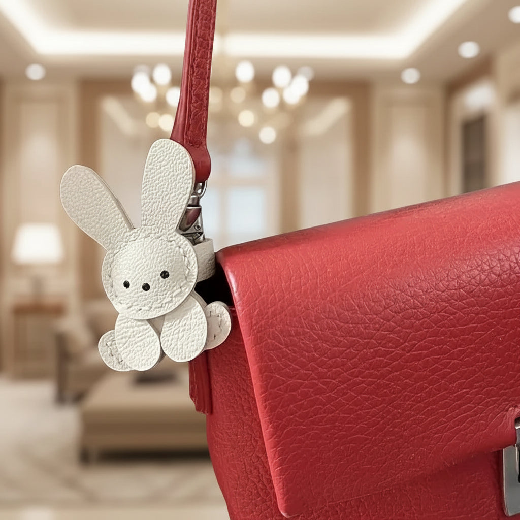 The Cute Bunny Bag Charm
