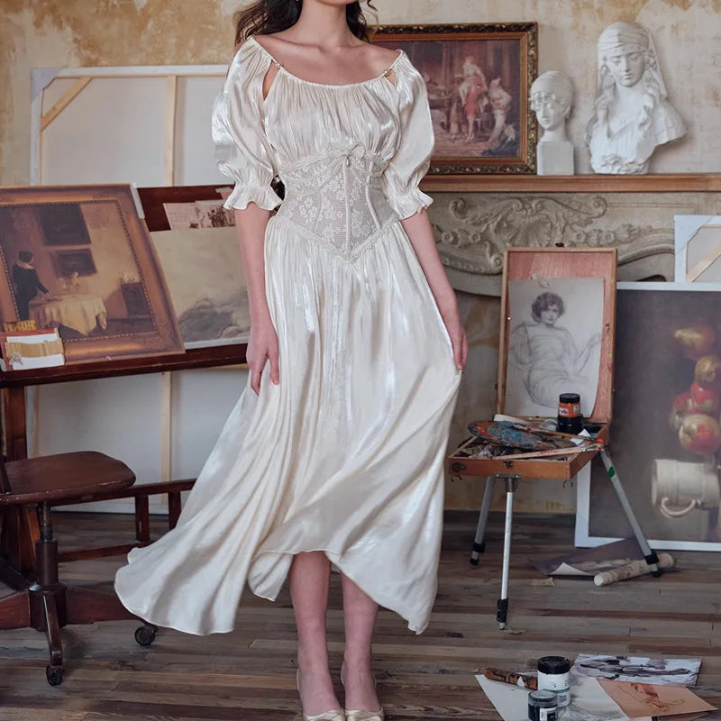 The Regency Lace Gala Dress