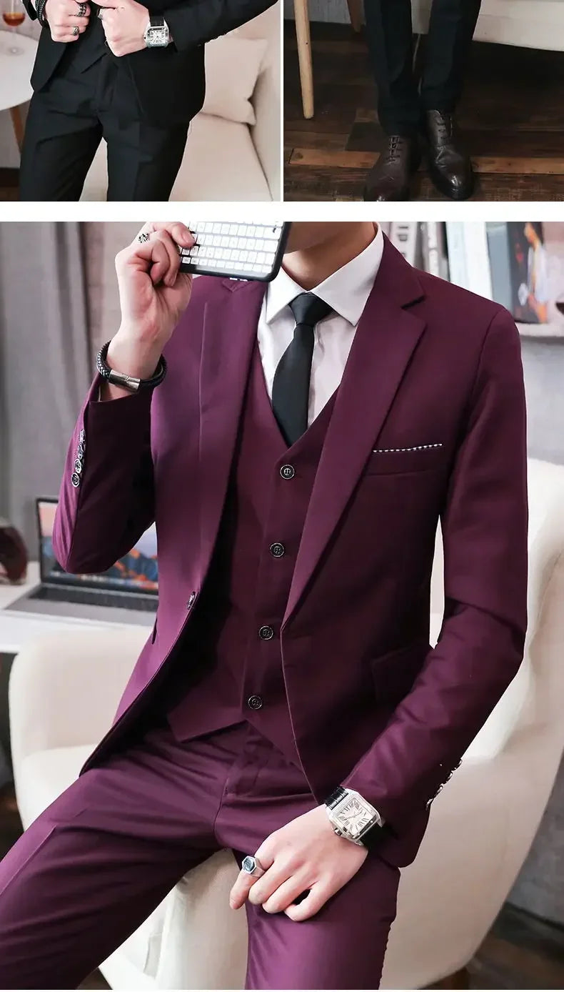 Modern British 3-Piece Suit