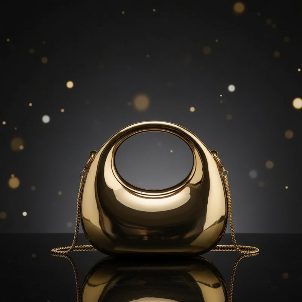 The Aura Metallic Mini Clutch